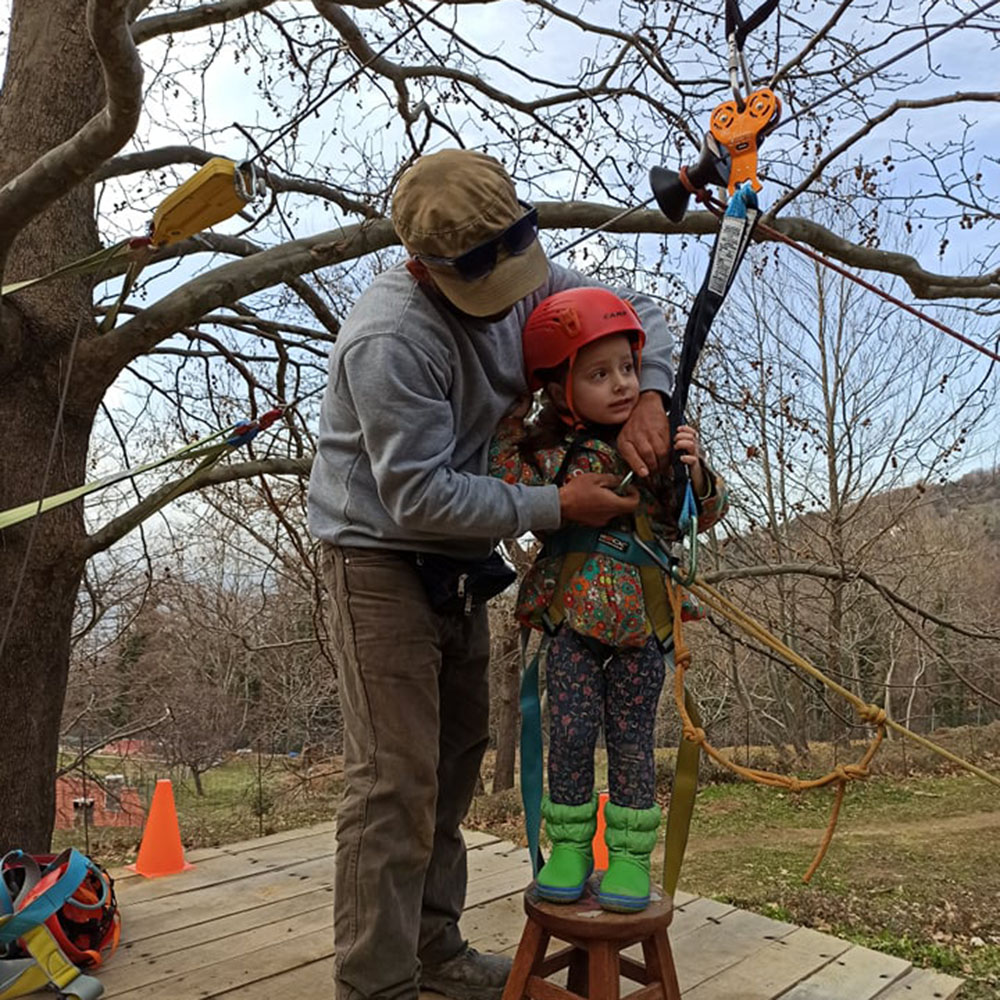 flying fox karaiskos farm pelion activities portaria pelion greece