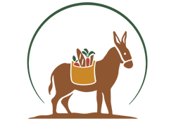 karaiskos farm portaria pelion logo donkey